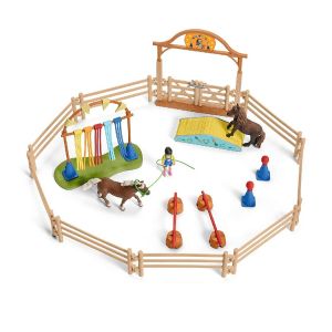 SHL42481 - Accessoires et figurines de l'univers des animaux de la ferme - Entraînement d’agilité pour poney