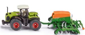 Tracteur CLAAS Xerion et semoir AMAZONE