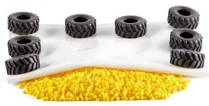 Ensemble de pneus et 1 bache pour silo