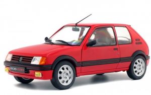 SOL1801702 - Voiture coupé de couleur rouge - PEUGEOT 205 GTI 1.9 MK1