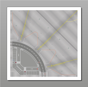 HER558969-001 - 2 unités - Plaques de base pour tour de contrôle aérien