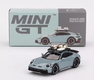 MGT00780-L - Voiture de 2024 couleur gris vert métallisé - PORSCHE 911 Dakar