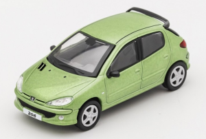 SHALL-029-124 - Voiture couleur vert - PEUGEOT 206