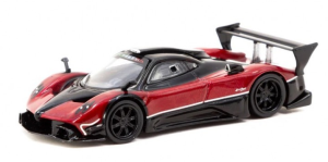 T64G-TL015-RE - Voiture de couleur rouge et noir – PAGANI Zonda R Rosso Dubai