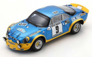 SPASF228 - Voiture du Critérium des Cévennes 1972 Vainqueur JL.THERIER-M.CALLEWAERT – n°9 - ALPINE A110 Turbo