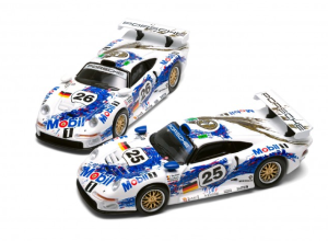 SPAYCOMBO64013 - Voiture des 24H Le Mans 1996 Combo Set – n°25 et 26 - PORSCHE 911 GT1 2