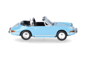 HER023733-004 - Voiture de couleur bleu - PORSCHE 911 Targa