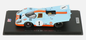 SPAUS344 - Voiture des 12H Sebring 1971 5ème  J.SIFFERT-D.BELL – n°1 - PORSCHE 917K