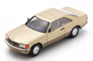 SCH43U00098 - Voiture de 1989 couleur beige - MERCEDES BENZ 560 SEC