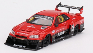 MGT00843-R - Voiture de 2024 couleur rouge et noir - NISSAN Skyline GT-R Super Silhouette RHD