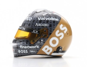 SPA5HF164 - Casque du GP Angleterre 2024 - Fernando ALONSO - ASTON MARTIN Aramco F1 Team