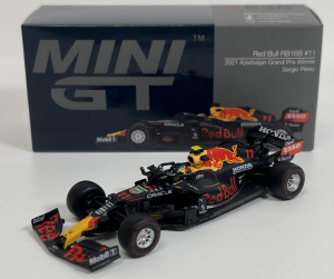 MGT00836-L - Voiture du GP Azerbaijan 2021 Vainqueur S.PEREZ – n°11 - RED BULL Racing RB16B