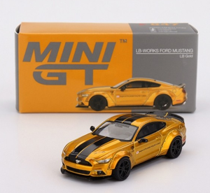 MGT00847-L - Voiture de couleur gold de 2017 - FORD Mustang LB-WORKS LB LHD