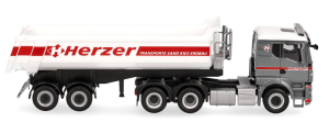 HER319164 - Camion avec benne 2 essieux HERZER – MAN TGS TN 6x4