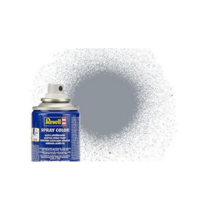REV34191 - Bombe de peinture de 100ml couleur gris métallique brillant