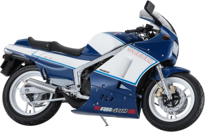 HAW21739 - Maquette à assembler et à peindre - SUZUKI RG400I bleu et blanche