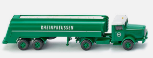 WIK088249 - Camion 4x2 BUSSING 8000 avec citerne RHEINPREUSSEN 3 essieux