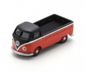 SCH26778 - Pickup de couleur noir et orange - VOLKSWAGEN T1