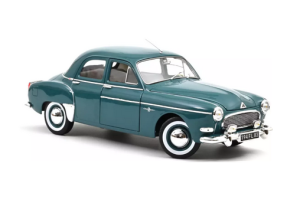NOREV185284 - Voiture de 1960 couleur vert bleu – RENAULT Frégate