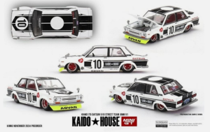 MGTKHMG176 - Voiture de 1969 de couleur blanc - DATSUN 510 Street team XMM V1