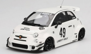 TS0606 - Voiture de 2024 de couleur blanc - FIAT Abarth 595 LB-Works x Abas Works Gara