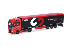 HER319324 - Camion avec remorque 3 essieux HELO-LOGISTIK - MAN TGX GX 4x2