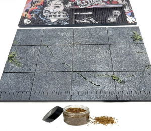 AD-2423 - Diorama de 2024 Street Art La Lowrider - voitures et figurines non fournies