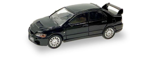 HER87MC000038 - Voiture de couleur noir - MITSUBISHI Lancer Evo 9