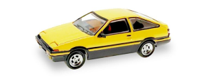 HER87MC000040 - Voiture de couleur jaune - TOYOTA Corolla AE86