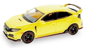HER87MC000044 - Voiture de couleur jaune - HONDA Civic Type R