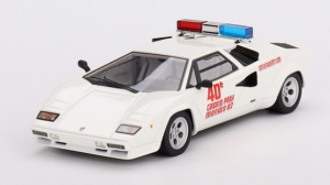 TSM430702 - Voiture de 1982 de couleur blanc - LAMBORGHINI Countach Safety Car GP Monaco