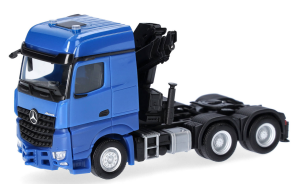 HER318747 - Camion solo avec grue de chargement – MERCEDES BENZ Arocs 2018 Bigspace 6x4