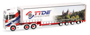 HER319645 - Camion avec remorque 4 essieux TIDE SPEDITION – SCANIA CS 20 HD 6x2