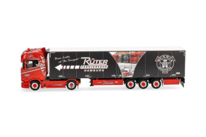 HER320689 - Camion avec remorque frigorifique 3 essieux RUTER – SCANIA CS 4x2