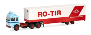 HER320696 - Camion avec remorque 2 essieux jumbo RO-TIR – ROMAN Diesel 6x4