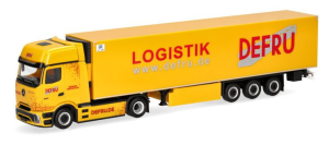 HER961868 - Camion avec remorque frigorifique 3 essieux DEFRU - MERCEDES BENZ eActros 600 ProCabin 4x2