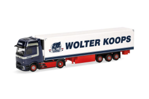 HER319966 - Camion avec remorque frigorifique 3 essieux WOLTER KOOPS - MERCEDES BENZ Actros L ProCabin 4x2