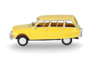 HER027328-005 - Voiture de couleur jaune - CITROEN Ami 6 break