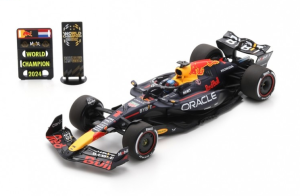 SPA18S666 - Voiture du  Champion du monde F1 2024 M.VERSTAPPEN et pit board – n°1 - RED BULL Racing RB20