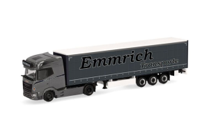 HER320474 - Camion avec remorque 3 essieux EMMRICH TRANSPORTE – DAF XG 4x2