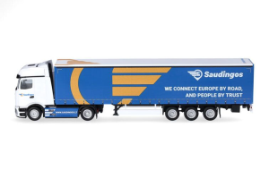 HER320924 - Camion avec remorque 3 essieux SAUDINGOS – MERCEDES BENZ Actros L ProCab 4x2