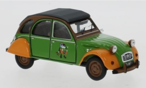 IXOCLC374N - Voiture de 1978 couleur verte et orange – CITROEN 2CV