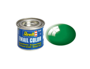 REV32161 - Pot de peinture émail de 14ml couleur vert émeraude brillant