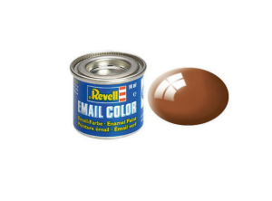 REV32180 - Pot de peinture émail de 14ml couleur brun brillant