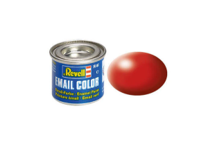 REV32330 - Pot de peinture émail de 14ml couleur rouge carmin satiné