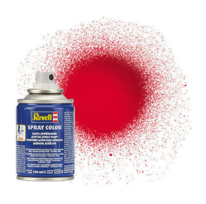 REV34134 - Bombe de peinture de 100ml couleur rouge italien brillant