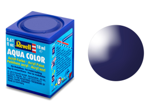 REV36154 - Pot de 18ml de peinture acrylique couleur bleu nuit