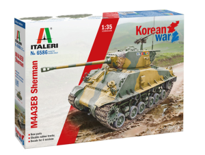 ITA6586 - Maquette à assembler et à peindre – M4A3E8 Sherman Korean War