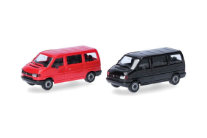 HER012805-003 - 2 unités en kit à monter - VOLKSWAGEN T4 noir et rouge