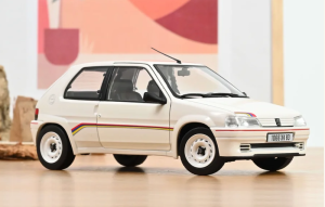 NOREV184920 - Voiture de 1993 de couleur blanc - PEUGEOT 106 Rallye 1.3